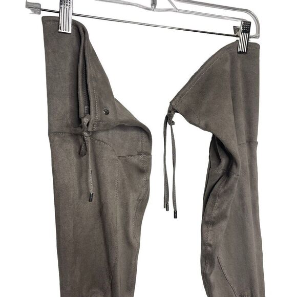 Liz Claiborne Yarmont Block Heel Over the Knee Boots Tan Taupe Size 6M - Picture 2 of 16